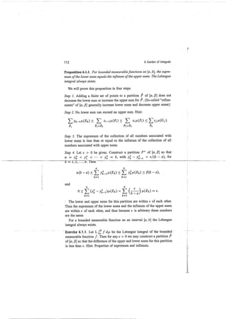 A garden of integrals