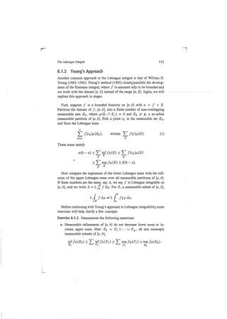 A garden of integrals