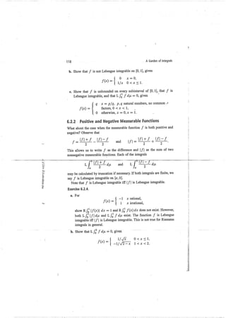 A garden of integrals