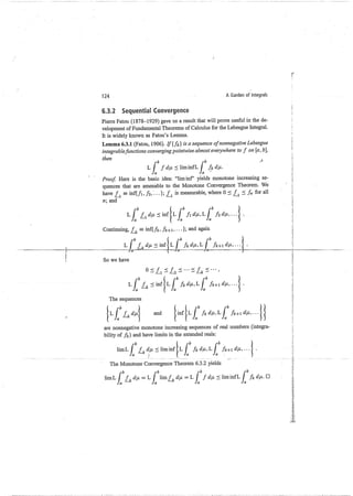 A garden of integrals