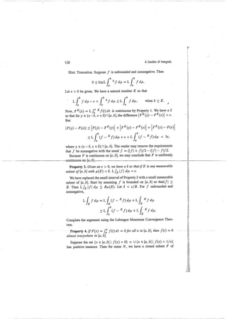 A garden of integrals