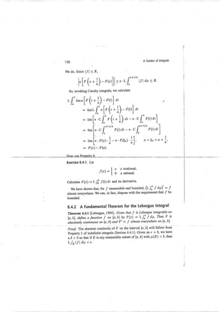 A garden of integrals