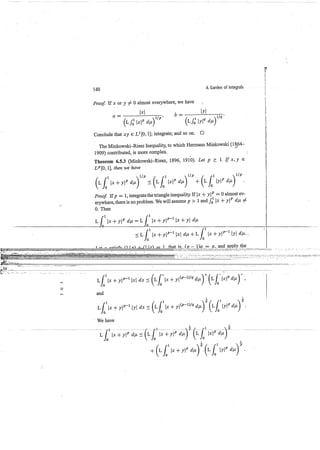 A garden of integrals