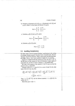 A garden of integrals