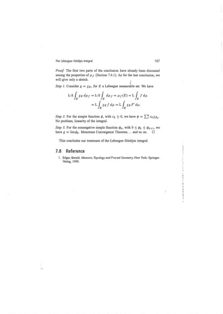 A garden of integrals