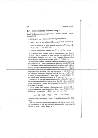 A garden of integrals