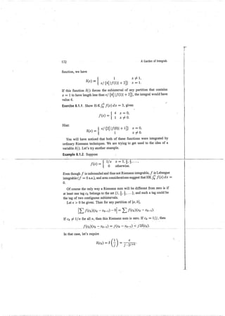 A garden of integrals