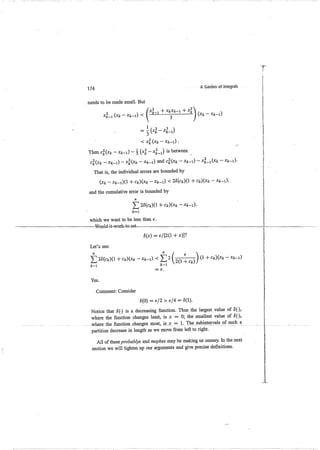 A garden of integrals