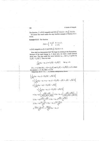 A garden of integrals