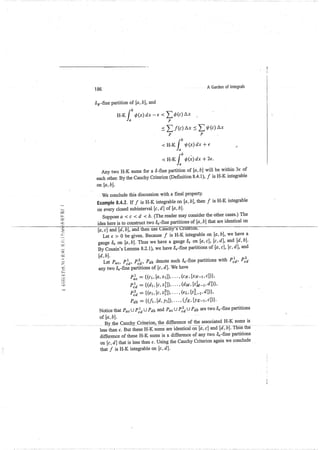 A garden of integrals