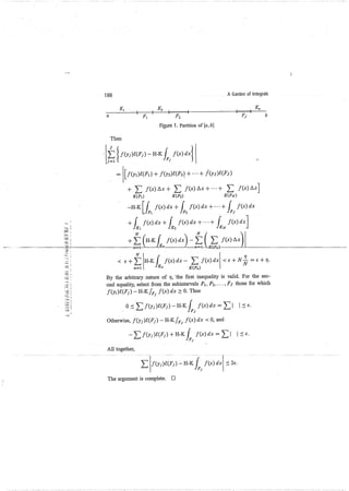 A garden of integrals