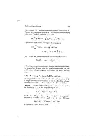 A garden of integrals