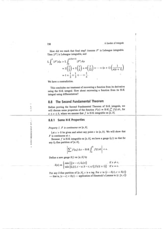 A garden of integrals