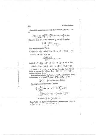 A garden of integrals