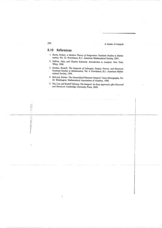 A garden of integrals