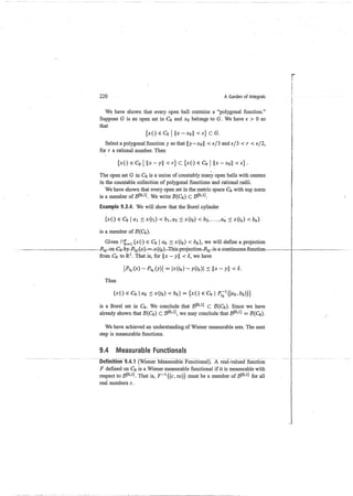 A garden of integrals