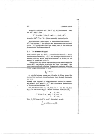 A garden of integrals