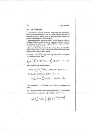 A garden of integrals