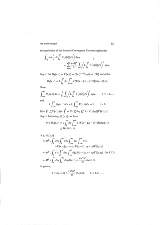 A garden of integrals