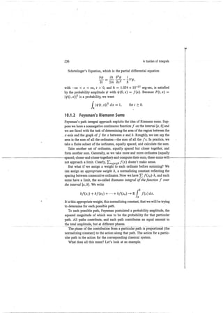 A garden of integrals