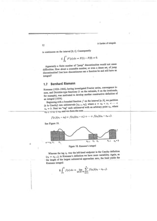 A garden of integrals