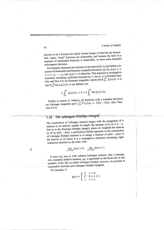 A garden of integrals