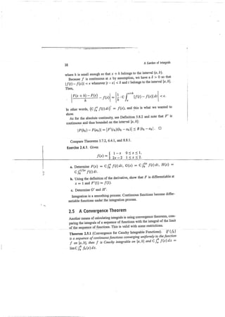 A garden of integrals