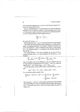 A garden of integrals