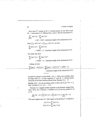 A garden of integrals