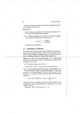 A garden of integrals