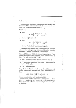 A garden of integrals