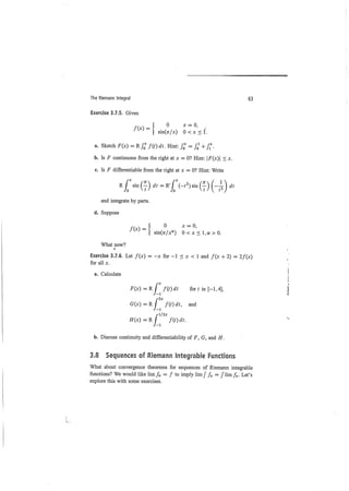A garden of integrals