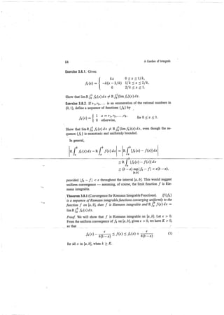 A garden of integrals