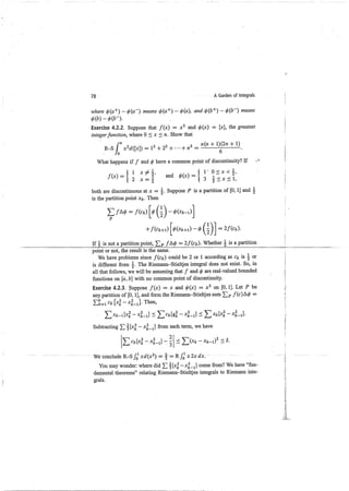 A garden of integrals