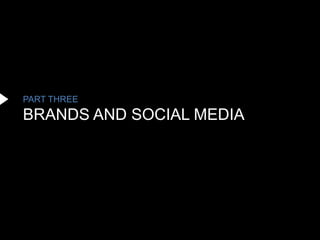 PART THREE
BRANDS AND SOCIAL MEDIA
 