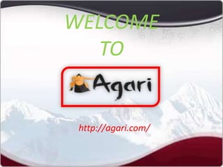 WELCOME
TO

http://agari.com/

 