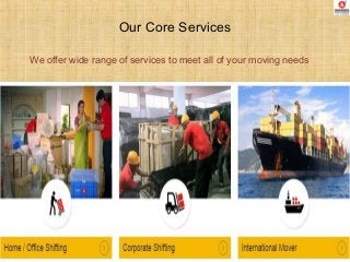 We offer wide range of services to meet all of your moving needs
Our Core Services
 