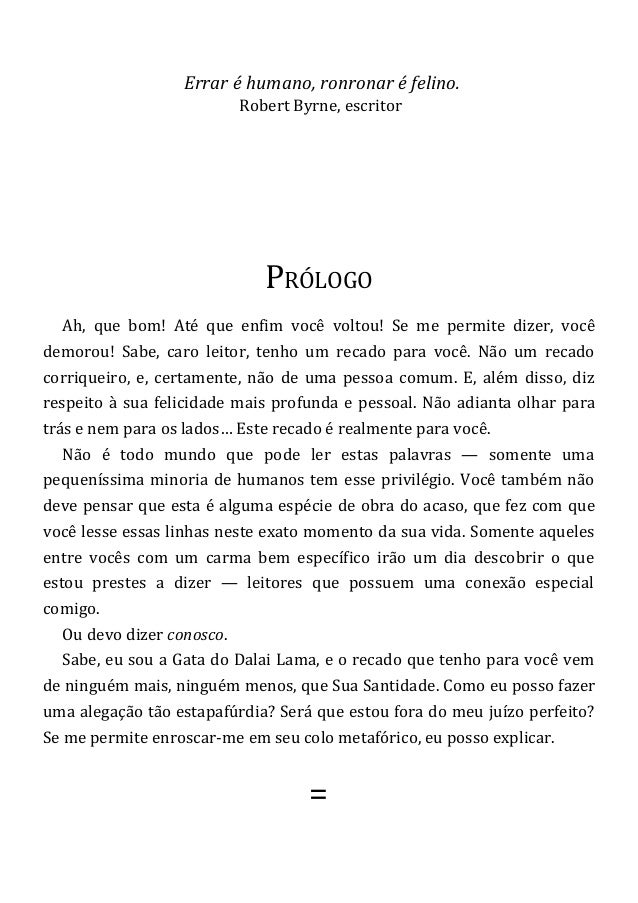 A Gata Do Dalai Lama E A Arte De Ronronar David Michie