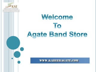 Agate band suppliers and manufacturer