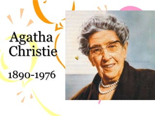 Agatha  Christie 1890-1976 