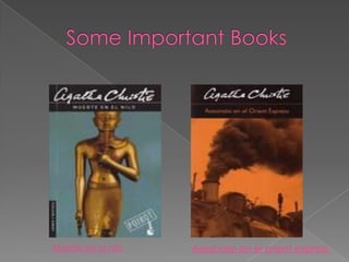         Some Important BooksMuerte en el niloAsesinatoen el orient express