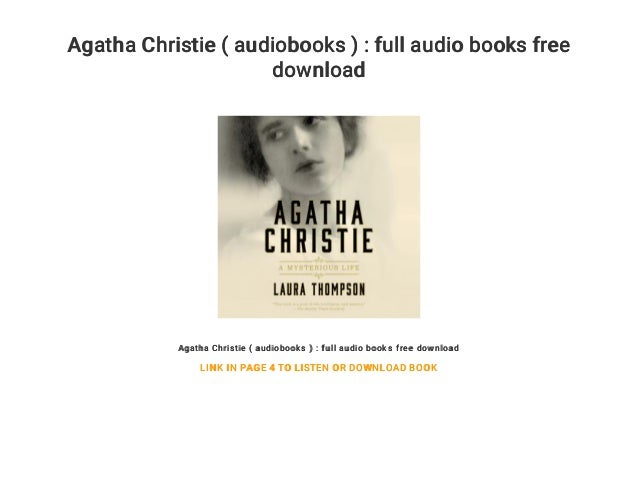 Agatha Christie Audiobooks Full Audio Books Free Download