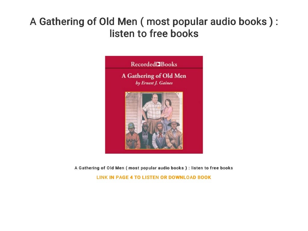 A Gathering of Old Men ( most popular audio books ) listen to free