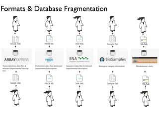 Formats & Database Fragmentation
 