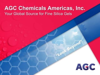 AGC Chemicals Americas, Inc.
Your Global Source for Fine Silica Gels
 