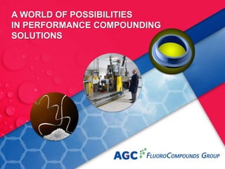 A WORLD OF POSSIBILITIES
IN PERFORMANCE COMPOUNDING
SOLUTIONS
 