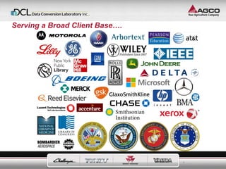 Serving a Broad Client Base…. 
4 
 
