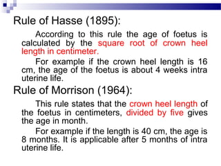 Age & its medicolegal importance | PPT