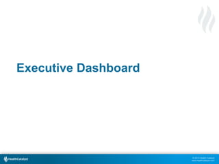 © 2013 Health Catalyst
www.healthcatalyst.com
Executive Dashboard
 