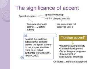 Age and acquisition | PPTX